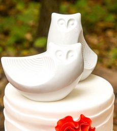 Japanese love birds wedding cake topper,D169